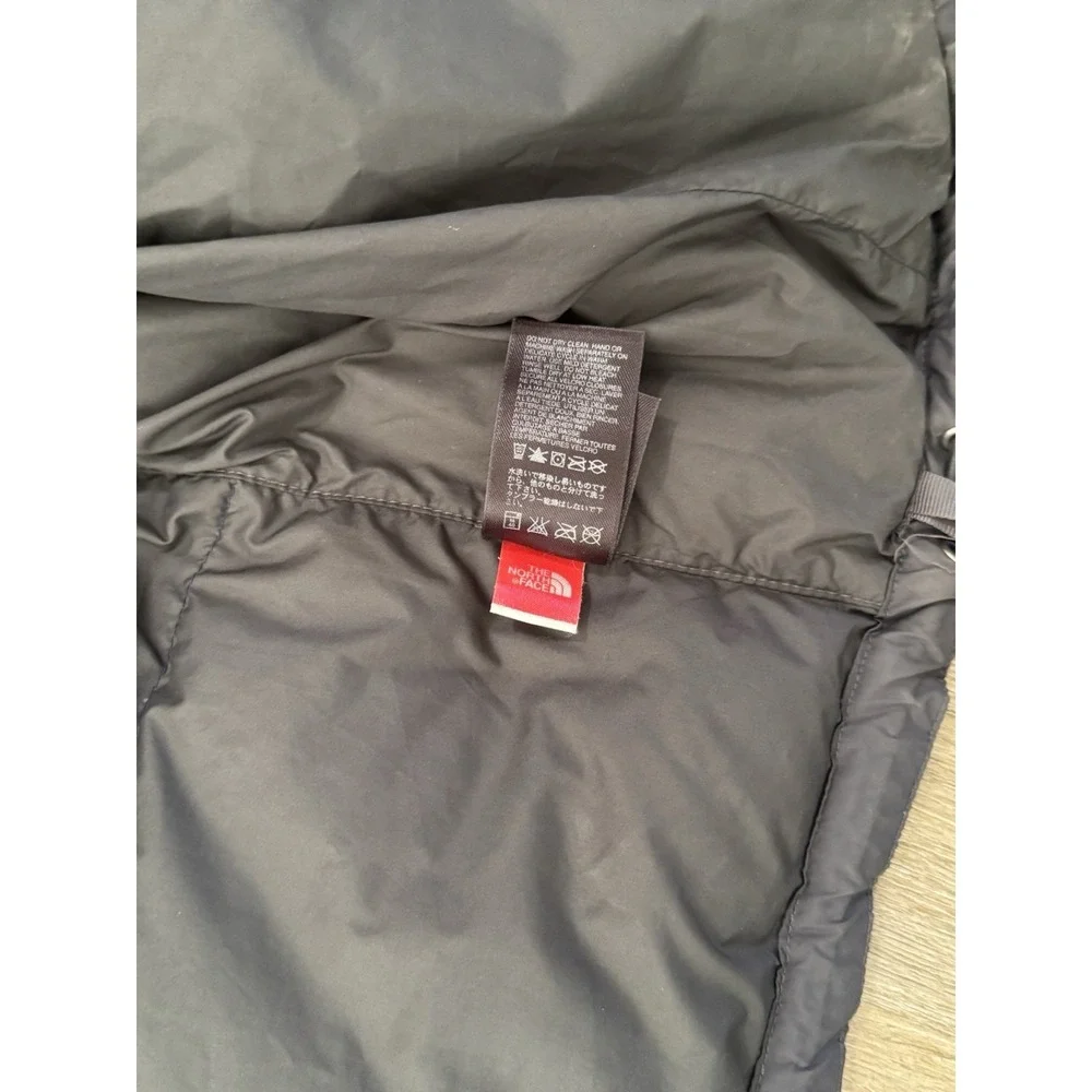 The NORTH FACE  Retro‎ Nupste 550 Down Hooded Puffer Jacket Large Summit Blue